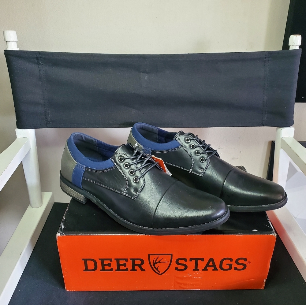DEER STAGS Mens Truckee Oxford Slip On Loafer 12 W